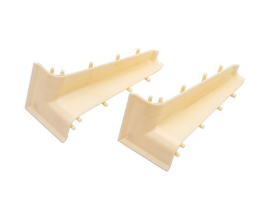 Внутренний угол для плинтуса Волшебная палочка Home ПВХ, 70 мм, в упаковке 2 шт., 7003 УТ000075248 