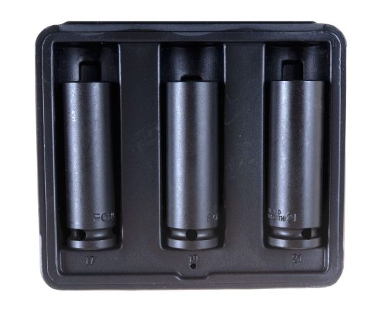 Набор тонкостенных ударных головок, 1/2"", 3 шт. FORCE 4032TH 