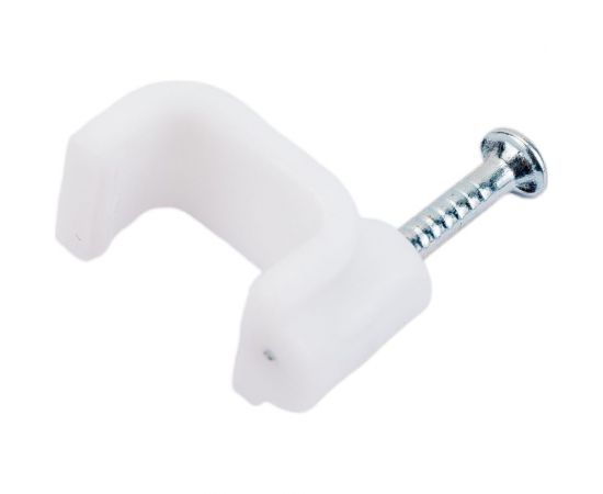 Скоба для кабеля HLT плоская, 9 мм, уп. 100 шт. 4670042796382 – изображение 4