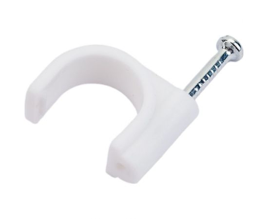 Скоба для кабеля HLT круглая, 12 мм, уп. 100 шт. 4670042796252 – изображение 4