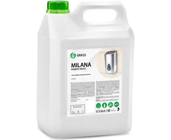 Мыло антибактериальное жидкое дезинфицирующее для рук с антисептическим эффектом GRASS Milana 5 л 125361 – изображение 5