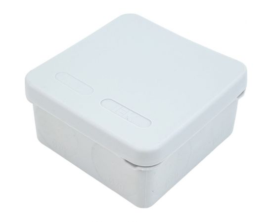 Распаячная коробка IEK км42435 о/п 80x80x40мм ip67 8 вв. серая UKO21-080-080-040-K41-66 – изображение 3
