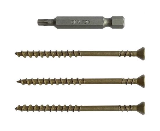 Саморезы Camo PREMIUM DECKING SCREW PROTECH 75x4.8 мм, C4, T25, 350 шт. 0368774 – изображение 4