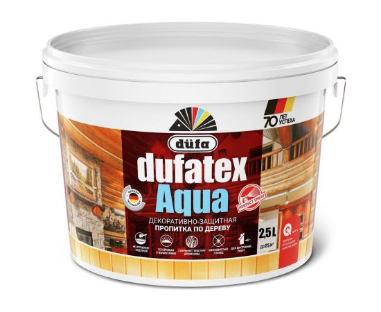 Пропитка Dufa TEX-AQUA сосна, 2.5 л Н0000003488 – изображение 4
