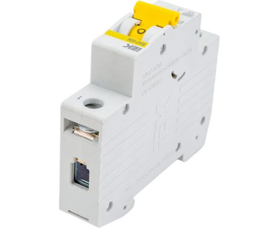Автоматический выключатель IEK ВА47-60M 1Р 6А 6кА D MVA31-1-006-D – изображение 3