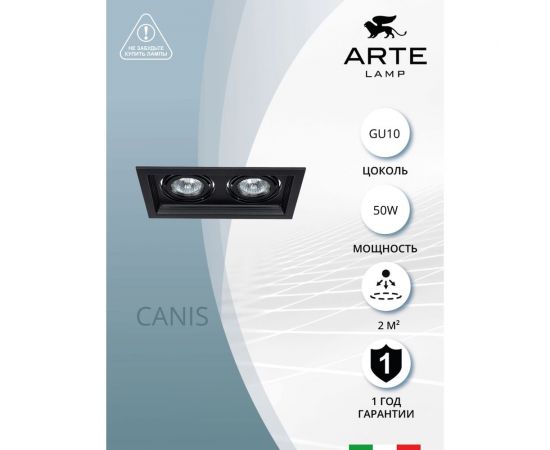 Потолочный светильник ARTE LAMP A6661PL-2BK – изображение 8