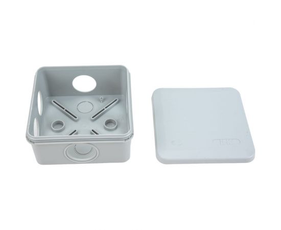 Коробка IEK КУП КМ41361 100x100x50мм ip44 6 вв. (7035) UKO21-100-100-050-K41-55U – изображение 8