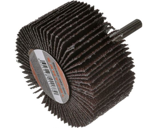 Круг лепестковый по металлу для дрели 60x30x6 мм, P60 SANTOOL 060302-002-060 – изображение 4