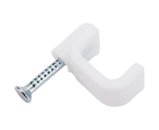 Скоба для кабеля HLT плоская, 9 мм, уп. 100 шт. 4670042796382 – изображение 3