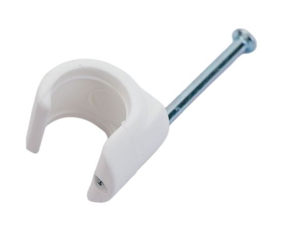 Крепежная скоба ЕВРОПАРТНЕР белая PSC 10-14 100шт. 76082124 – изображение 3