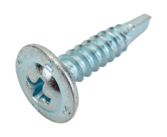 Саморезы КРУТ 4.2x19 мм, прессшайба, сверло, 1 кг, 430 шт. 4687203297602 – изображение 4