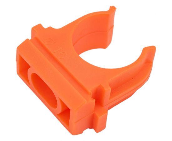 Крепеж-клипса для трубы TDM ПНД 16 мм оранжевая SQ0405-0121 – изображение 4