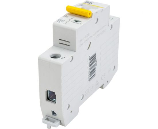 Автоматический выключатель IEK ВА47-60M 1Р 6А 6кА D MVA31-1-006-D – изображение 2