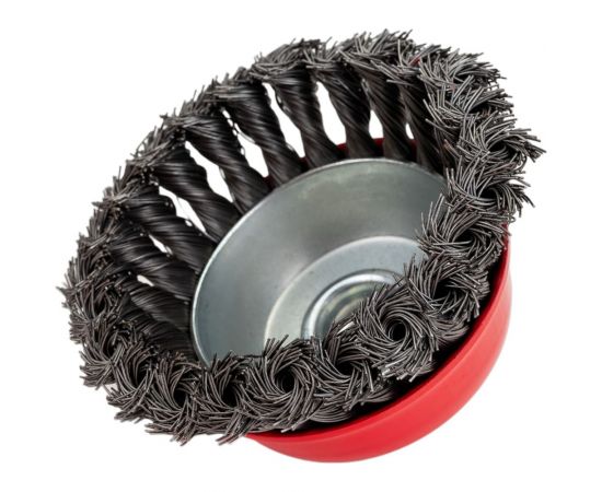 Щетка корщетка чашка YIDA 100 мм, М14, жесткая проволока TORGWIN T388917 – изображение 2