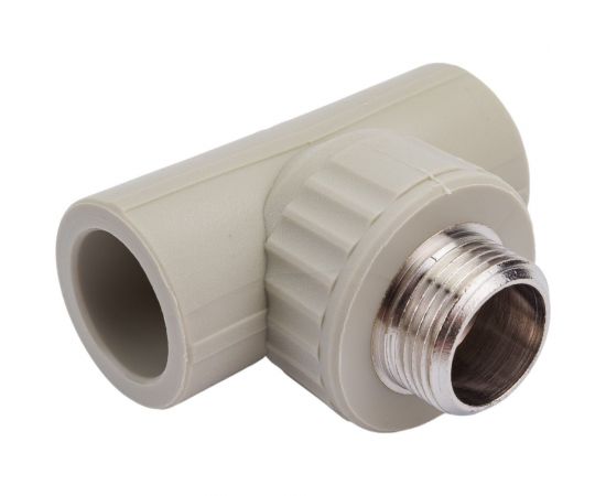 Тройник VALFEX PP-R сер комбинированный Дн25х3/4 НР 10128025Г 127-0438 – изображение 3