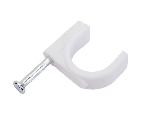 Скоба для кабеля HLT круглая, 12 мм, уп. 100 шт. 4670042796252 – изображение 3