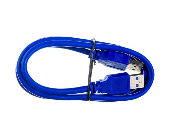 Кабель USB Cablexpert 3.0 Pro 1м экран синий пакет CCP-USB3-AMAM-1M – изображение 4