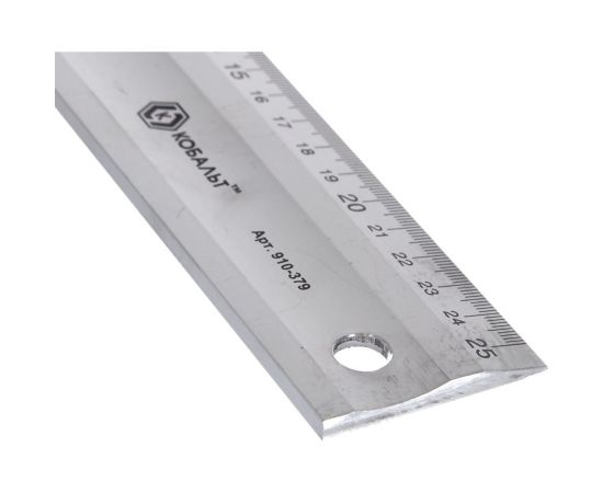 Столярный алюминиевый угольник 250 мм КОБАЛЬТ 910-379 – изображение 2