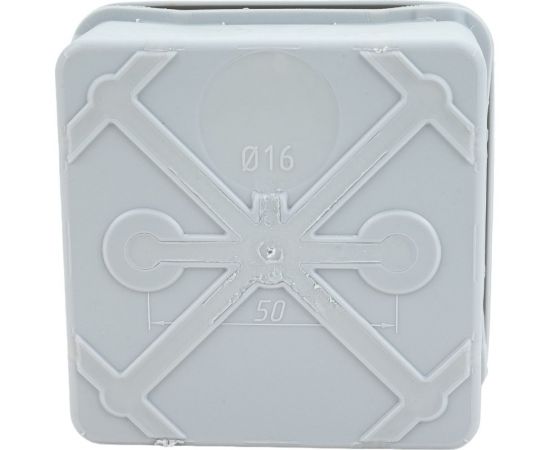 Распаячная коробка IEK км42435 о/п 80x80x40мм ip67 8 вв. серая UKO21-080-080-040-K41-66 – изображение 2