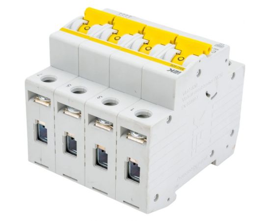 Автоматический выключатель IEK ВА47-60M 4Р 16А 6кА С MVA31-4-016-C – изображение 2