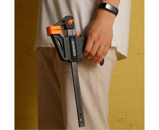Быстрозажимная струбцина DEKO CL01 200 мм 065-0554 – изображение 4