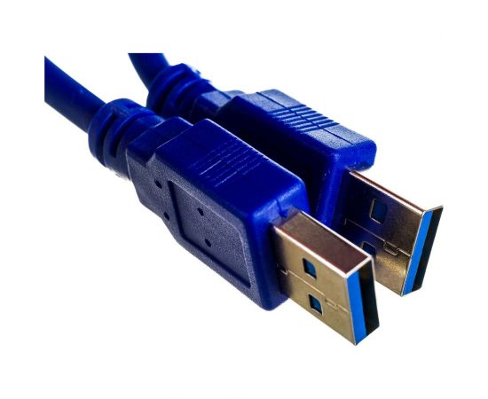 Кабель USB Cablexpert 3.0 Pro 1м экран синий пакет CCP-USB3-AMAM-1M – изображение 3