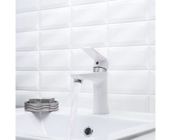 Смеситель для умывальника РМС из высокопрочного пластика PL6-001F – изображение 3