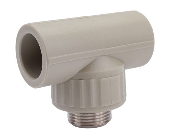 Тройник VALFEX PP-R сер комбинированный Дн25х3/4 НР 10128025Г 127-0438 – изображение 2