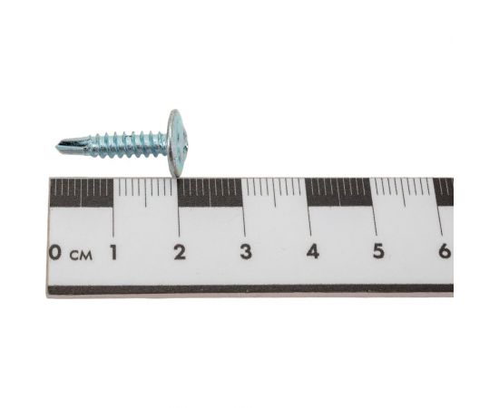 Саморезы КРУТ 4.2x19 мм, прессшайба, сверло, 1 кг, 430 шт. 4687203297602 – изображение 3