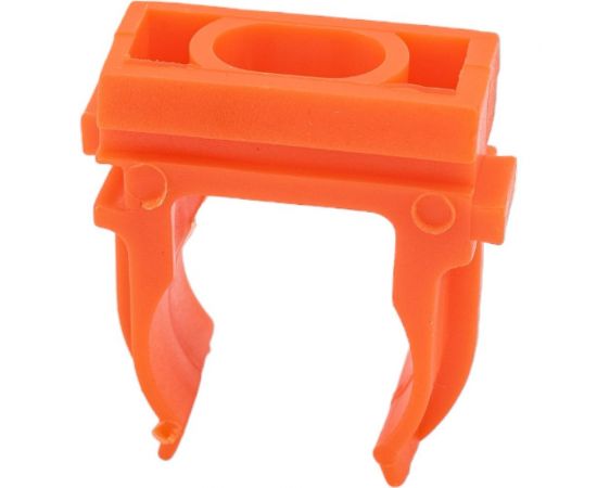 Крепеж-клипса для трубы TDM ПНД 16 мм оранжевая SQ0405-0121 – изображение 2