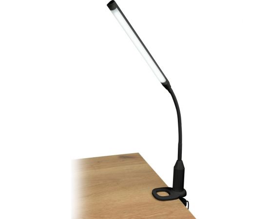 Настольный светильник Uniel светодиодный на струбцине TLD-572 Black/LED/500Lm/4500K/Dimmer UL-00008664 