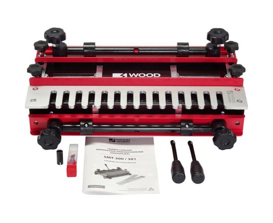 Приспособление для соединений ласточкин хвост в комплекте с фрезой WOODWORK SMT-300 