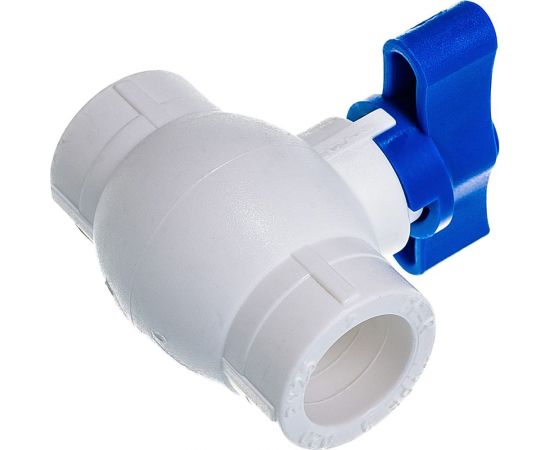 Кран шаровой RTP бабочка, синий, D20 мм 14617 