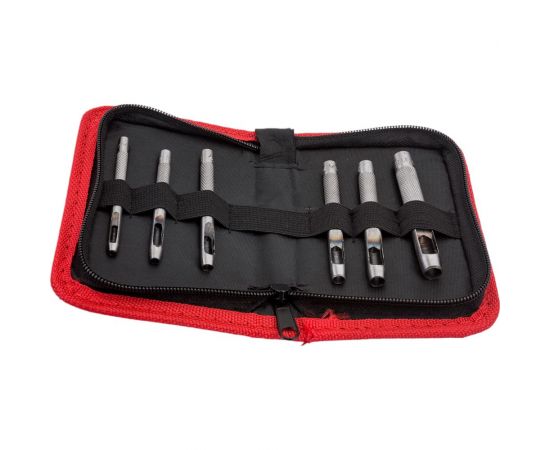 Набор пробойников Forsage 6 предметов 3.2, 4, 4.8, 5.6, 6.4, 8 мм F-3691B 50829 