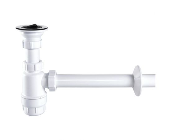 Сифон для умывальника STYRON 5/4, с водосливом, с подводкой 32 мм STY-533 