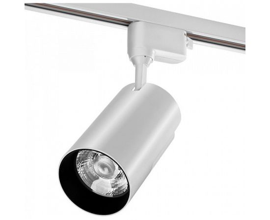 Трековый однофазный светильник на шинопровод Wolta 50Вт, 4000К белый WTL-50W/01W 