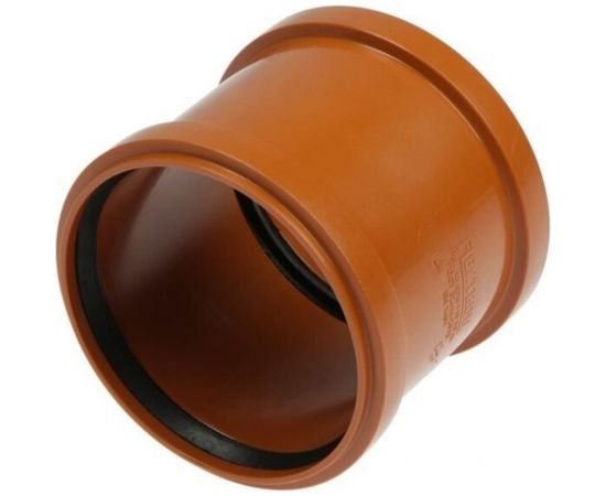 Муфта РемоКолор наружная канализация, рыжая, 110 мм 141-591 