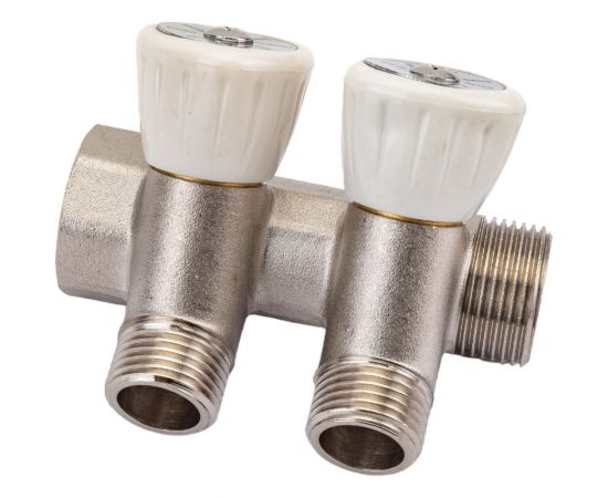 Коллектор с регулировочными вентилями Royal Thermo 3/4х1/2, 2 выхода НС-1042922 
