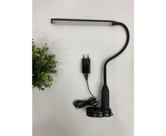 Настольный светильник Uniel светодиодный на струбцине TLD-572 Black/LED/500Lm/4500K/Dimmer UL-00008664 – изображение 5