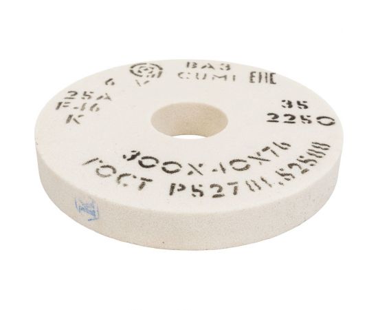 Круг шлифовальный 1 (300х40х76 мм; 25 А; 40СМ F46 K/L) Волжский абразивный завод 004842 – изображение 3