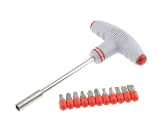 Отвертка с набором бит 11 шт MATRIX 11567 – изображение 3