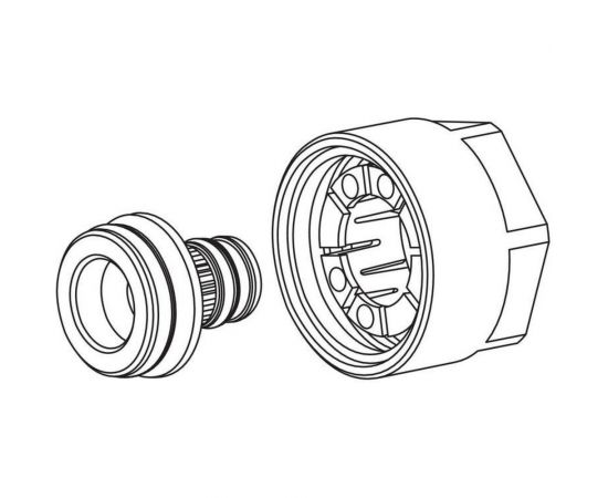 Резьбозажимное соединение Rehau НГ ЕК 3/4 17 x 2 латунь 12506071002 – изображение 2