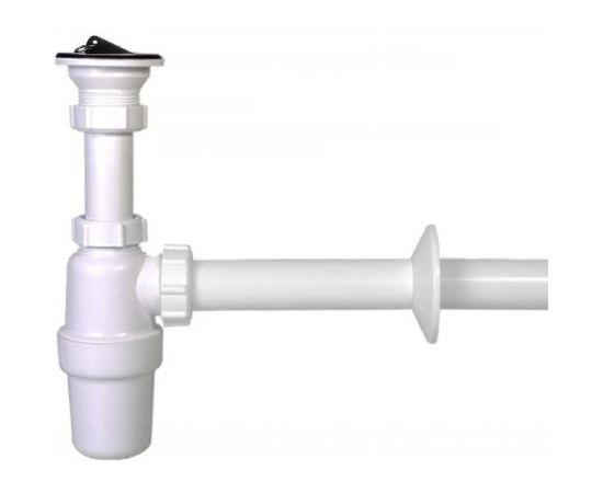 Сифон для умывальника STYRON 5/4, с водосливом, с подводкой 32 мм STY-533 – изображение 3