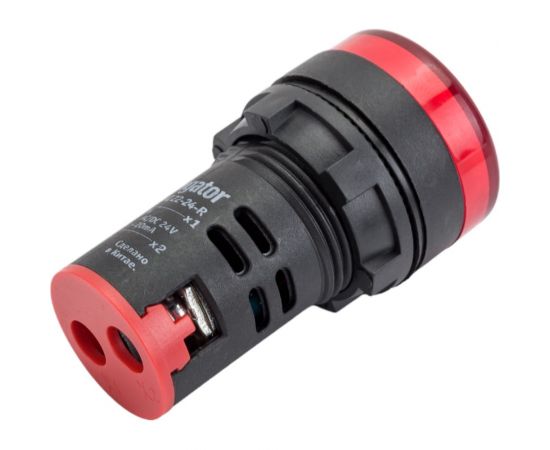 Индикаторная лампа Navigator NBI-I-AD22-24-R красная, d22мм, 24В AC/DC 82805 – изображение 2