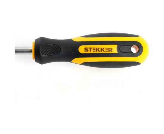 Крестовая отвертка STEKKER Ph 2 х 100 мм, cr-v, двухкомпонентная рукоятка SDM-PH2-100, 39770 – изображение 7