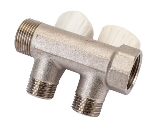 Коллектор с регулировочными вентилями Royal Thermo 3/4х1/2, 2 выхода НС-1042922 – изображение 4