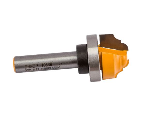 Фреза пазовая фасонная (22х13 мм; R 3.2 мм; хвостовик 8 мм) по дереву Энкор 10636 – изображение 5