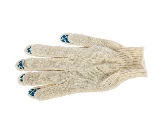 Трикотажные перчатки Россия ПВХ-покрытие Шахматный облив, 10 класс 67776 – изображение 3