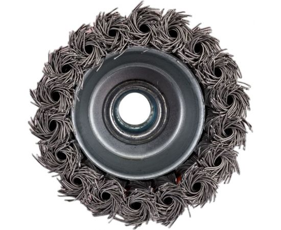 Щетка-крацовка чашка (75 мм; M14; стальная проволока 0.5 мм) Pobedit 2128075 – изображение 4