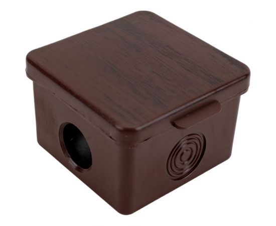 Распаячная коробка IEK км 65x65x50мм о/к ip54 4 вв. дуб UKO31-065-065-050-K24-54 – изображение 10